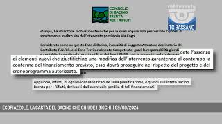 ECOPIAZZOLE LA CARTA DEL BACINO CHE CHIUDE I GIOCHI  09092024 [upl. by Elleunamme]