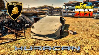 Lamborghini Huracan restoration  Car Mechanic Simulator 2021 [upl. by Hartwell]