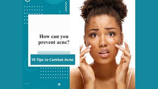 10 Tips to Combat Acne  how to treat acne at home shorts [upl. by Hachmann]