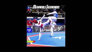 Karate vs Taekwondo In Real Life shorts [upl. by Culver]