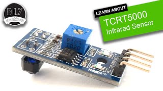 TCRT5000 Infrared Reflective Sensor  How it works and example circuit with code [upl. by Eugenides84]