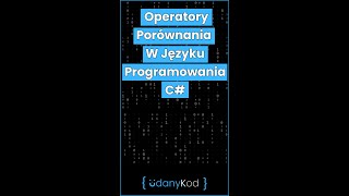 ✅ Operatory Porównania W Języku Programowania C 20 shorts 💻 [upl. by Gruber806]