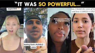 People Explain Hearing Gods Audible Voice for the First Time compilation [upl. by Jermyn]