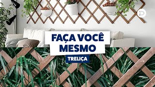 DIY Como fazer uma treliça para o seu jardim [upl. by Jedlicka]