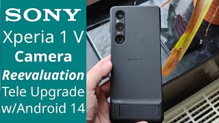 Xperia 1 V Android 14  Camera Reevaluation [upl. by Amlus77]