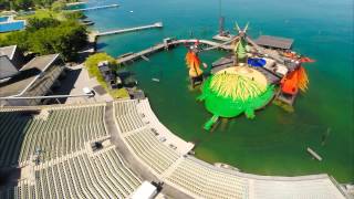 Bregenzer Festspiele Die Seebühne aus der Luft [upl. by Dode]