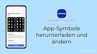 AppSymbole herunterladen und ändern  Samsung Android 14  One UI 6 [upl. by Nyladnarb]