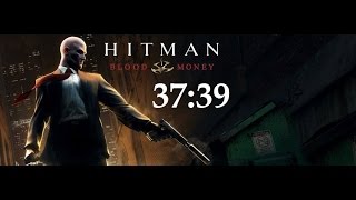 Hitman Blood Money  PROSANG speedrun in 3739 live commentated run [upl. by Fedora]