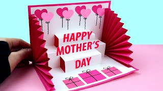 Beautiful Mothers day Greeting Card Idea  Mother’s day POPUP card 2022 [upl. by Aisatal]