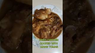 FRIED CHICKEN COOKED WITH MANG TOMAS SIMPLE RECIPE [upl. by Cheng]