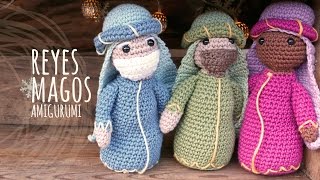 Tutorial Belén Amigurumi Part 4 Reyes Magos Nativity English subtitles [upl. by Attelrahs715]