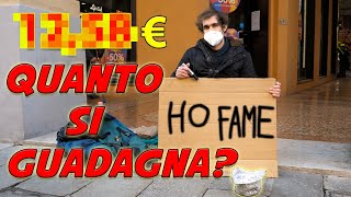 Quanti soldi guadagna un SENZATETTO con lELEMOSINA in un pomeriggio PARTE 1 Esperimento Sociale [upl. by Amaerd]