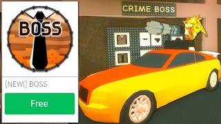 How To Get A FREE BOSS GAME PASS in JAILBREAK Roblox [upl. by Cedell561]