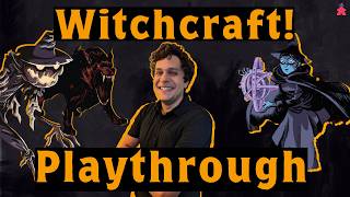 Spooky Solo Board Game Playthrough ft Witchcraft [upl. by Kathye81]