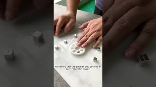 How to assemble the Halbach magnetic assembly？halbach magnetic [upl. by Annadiana]