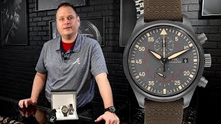 IWC Pilot Top Gun Chronograph Miramar and Mark XVIII Heritage Review  SwissWatchExpo [upl. by Ulund]