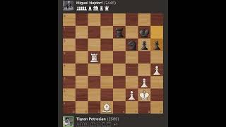 Tigran Petrosian vs Miguel Najdorf  Santa Monica  USA 1966 [upl. by Alexi]