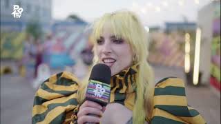 Dorian Electra Interview at Pukkelpop [upl. by Byrd]