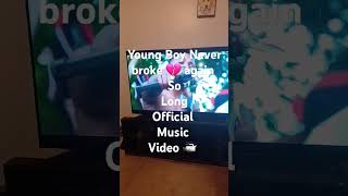 Young Boy Never broke 💔 again so long official music video 📹 [upl. by Amalle]