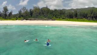 Surfing in the Seychelles Islands [upl. by Karoline]