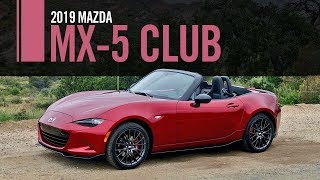 2019 Mazda MX5 Miata Club Review Test Drive [upl. by Eanar]