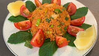 Bulgursalat Rezept Kısır tarifi  Ercan‘s Kitchen Love [upl. by Alled153]