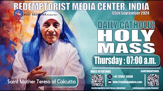 Catholic Holy Mass  Saint Mother Teresa of Calcutta 5th September 2024 Thursday [upl. by Enoval]