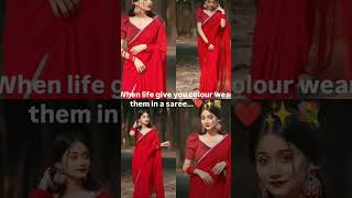 english caption ideas for sarees [upl. by Asilef268]