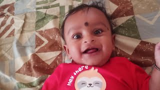 5 months baby identifying flash cards Pranil cutebaby cute baby funny [upl. by Acissj]