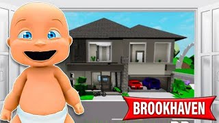 Baby PLAYS BROOKHAVEN [upl. by Inahteb743]