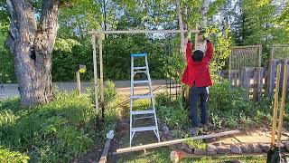 Garden Transformation  Building An Arbor  2 Country Life Vlog [upl. by Niarbo]