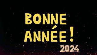 Bonne Année 2024  Voeux Nouvel An 2024  en Français  Gif Animé [upl. by Seitz]