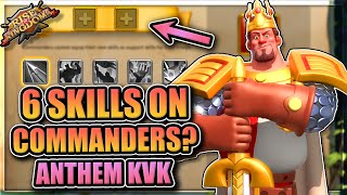 Support Skills in Heroic Anthem KvK Unlock and Combos in Rise of Kingdoms [upl. by Redmer473]