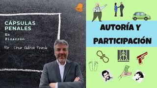 AUTORÍA Y PARTICIPACIÓN  Derecho Penal  Teoría del delito  coautoría  determinador  cómplcie [upl. by Woodberry434]