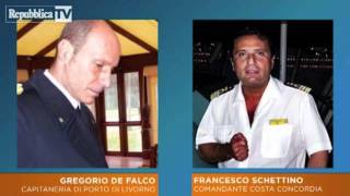 Le due telefonate della Capitaneria di Porto al comandante Schettino della nave Costa Concordia [upl. by Eveivenej]