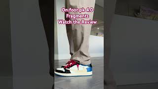 Godkiller Fragment x Travis Scott Jordan 1 Low OnFoot Review amp Quick Tip [upl. by Laurel181]