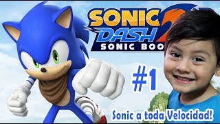 Sonic Dash 2 Sonic Boom Gameplay  Buscando al BOSS Dr Eggman  Juegos Infantiles para niños [upl. by Acinej210]