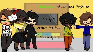 Encanto Villagers  Felix and Agustin react to the madrigals part 1 [upl. by Ietta]