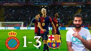 FC Barcelona 31 Espanyol Post Match Analysis  Dani Olmo Brace [upl. by Neill]