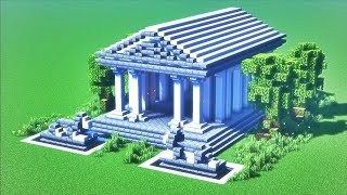 COME COSTRUIRE UN TEMPIO SU MINECRAFT  Minecraft Tutorial ITA [upl. by Nomyt132]