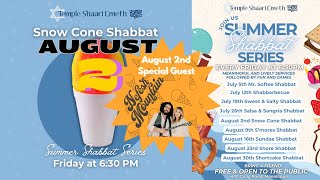 Snow Cone Shabbat with Special Guest Nefesh Mountain 2224 at 630PM [upl. by Annahsirhc]