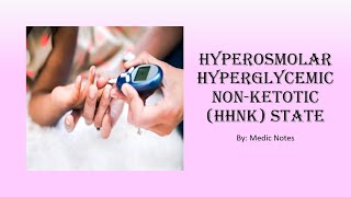 Endocrine Hyperosmolar hyperglycemic nonketotic state HHNK HHNK vs DKA clinical features [upl. by Jarin]