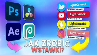 Jak zrobić WSTAWKI do FILMÓW za darmo [upl. by Ahsilra]