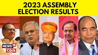 Assembly Elections 2023 Results  Counting For The Five States On December 3  Election News  N18V [upl. by Urita824]