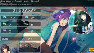 osu  Contrail Kiseki HRHDDT9724 [upl. by Ahsinac]