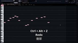 Undo and redo  Fl Studio [upl. by Perle]