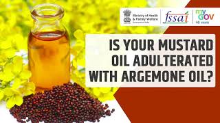 Is your mustard Oil adulterated with argemone oil [upl. by Demeter]