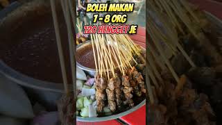 satay dulang penuh 1 dulang satay penjara ni mmg dah famous kat melaka satay sataypenjara [upl. by Leilamag553]