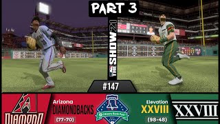 MLB The Show 21  147  Season 2  Part 3  Arizona Diamondbacks vs Elevation XXVIII  Game 1 [upl. by Crandale]