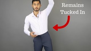 The Secret to Keeping Your Shirt Tucked in ALL Day [upl. by Sneve]